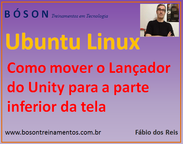 Mover o lançador do Unity para baixo na tela