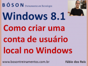 Criar conta de usuário local no Windows 8 e 8.1