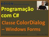 Classe ColorDialog - C# Programação com Windows Forms