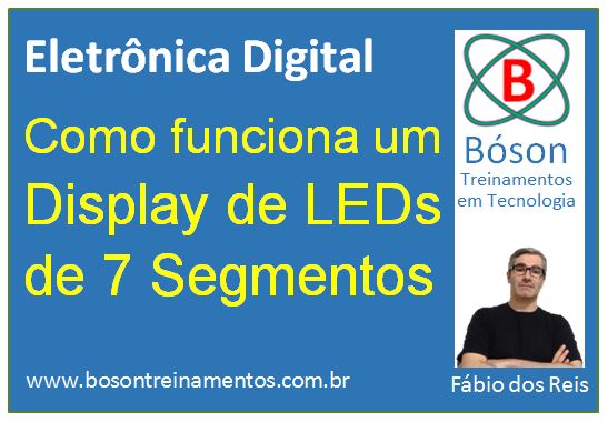 Como funciona um display de LED de sete segmentos