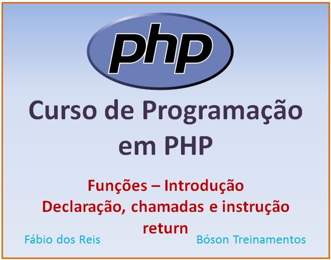 Declaração de funções em PHP