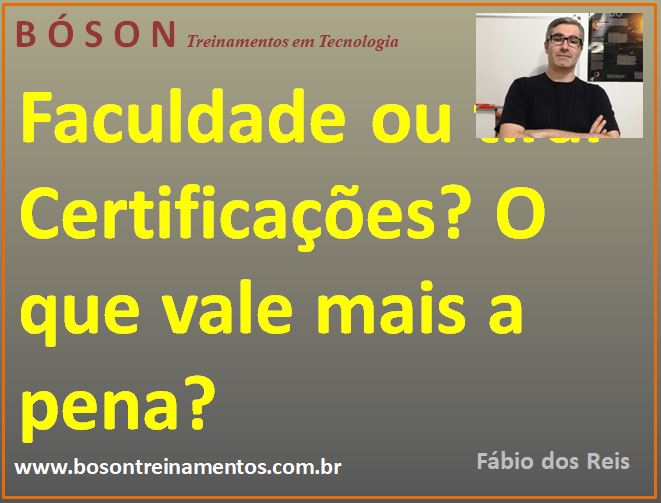 O que vale mais - faculdade ou certificação?