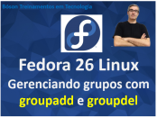 Gerenciar grupos no Fedora Linux com groupadd e groupdel