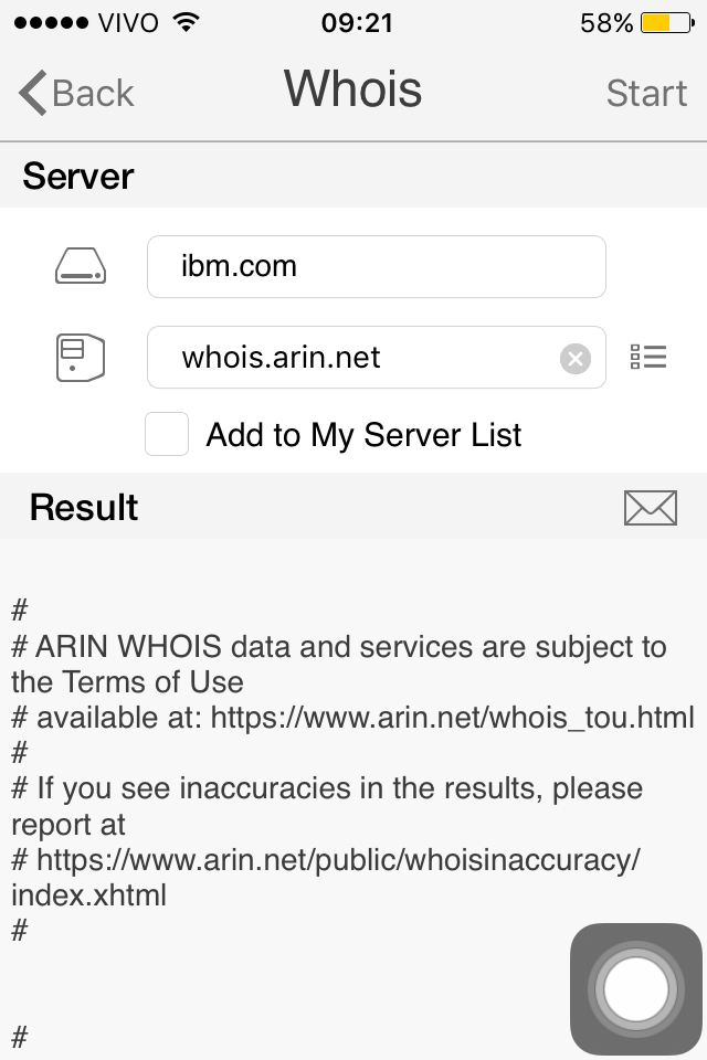 Protocolo WHOIS - Bóson Treinamentos em Ciência e Tecnologia
