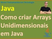 Como criar vetores em Java