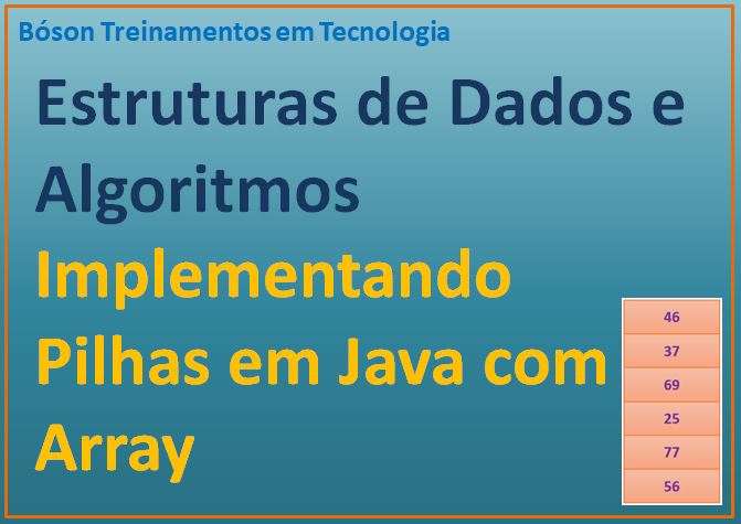 Como implementar uma estrutura de pilha em Java usando array - Fábio dos Reis