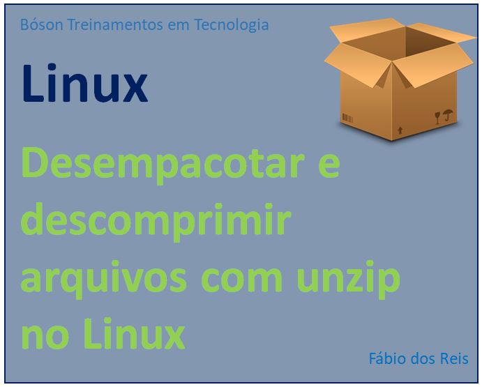 Desempacotar e descomprimir arquivos no Linux com unzip