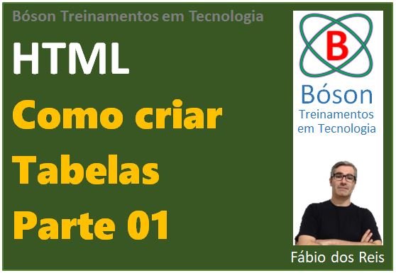 Como criar tabelas em HTML - elemento table