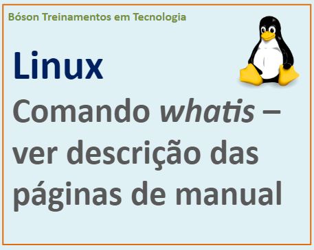 Comando whatis no Linux - ver descrição das páginas de manual