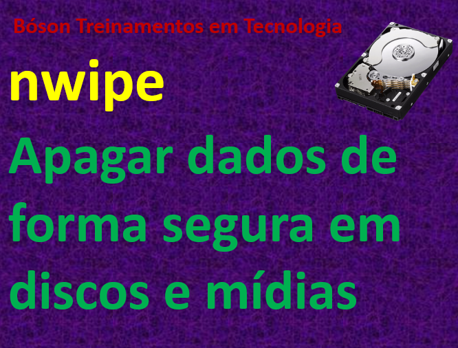 Apagar dados de forma segura com nwipe
