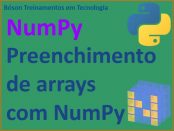 Como preencher arrays em NumPy com métodos variados