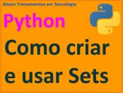 Como trabalhar com sets em Python (conjuntos)