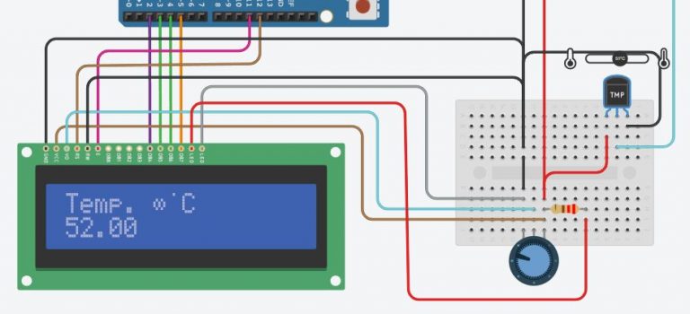 Sensor de Temperatura TMP36 com Arduino e visor LCD 16x2 - Bóson ...