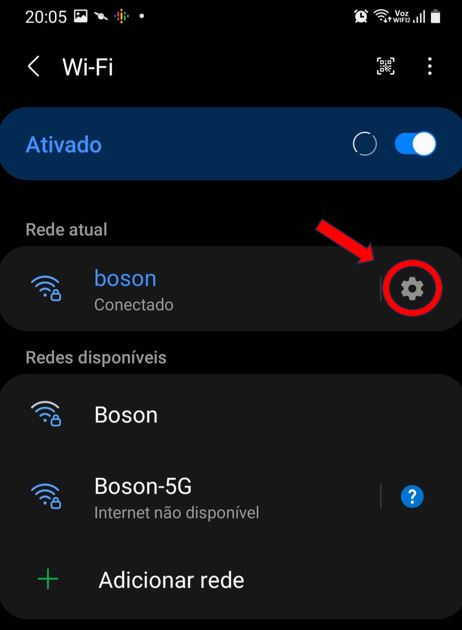 Configurações de Conexão Wi-Fi no Android
